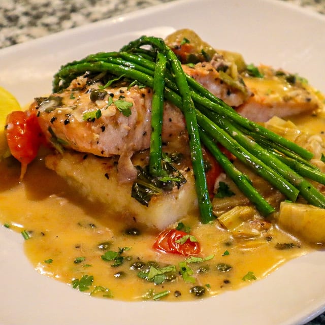 Salmone Piccata.