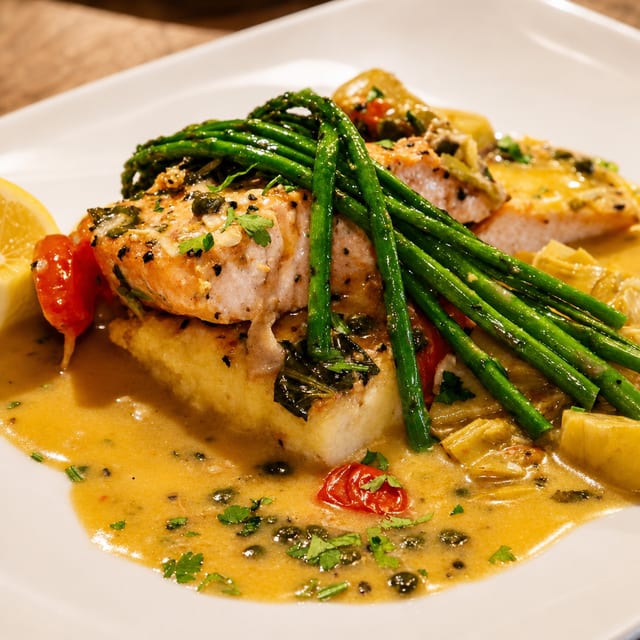Salmone Piccata.